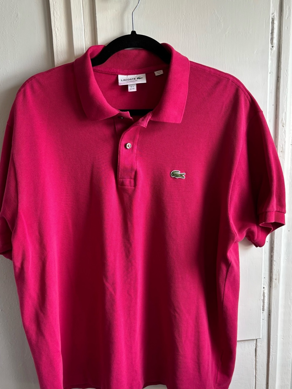 Lacoste Men's Polo Shirt - Hot Pink
